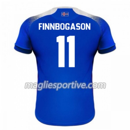 Completo Calcio Islanda Finnbogason 11 Divisa Prima Mondiali 2018